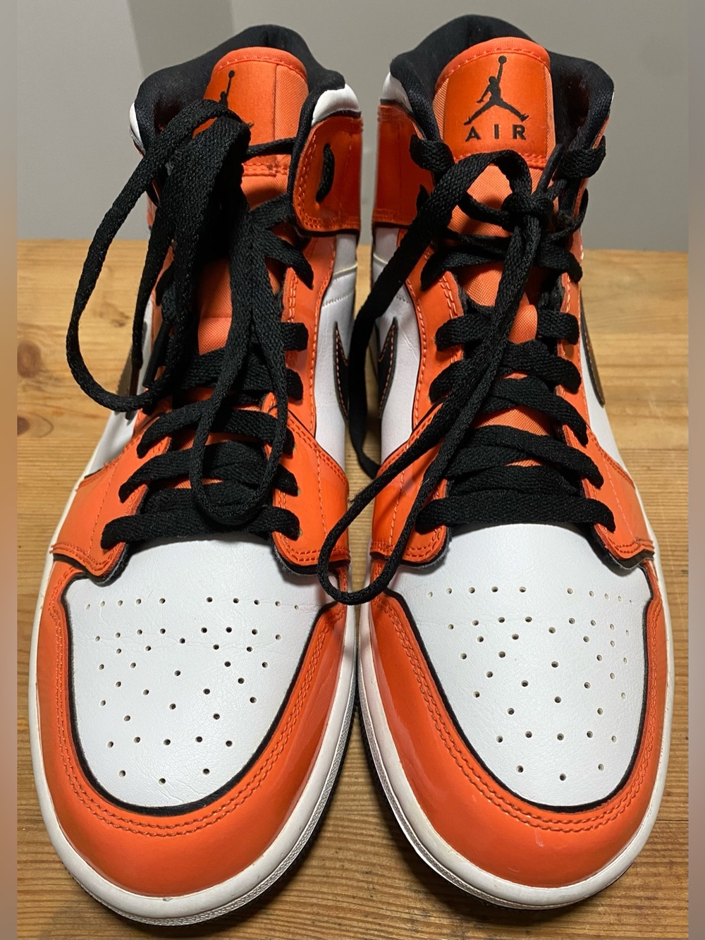 Air Jordan 1 Mid SE 'Shattered Backboard' Patent - Men's 10 (DD6834-802)